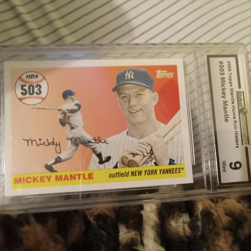 2006 mickey mantle topps card